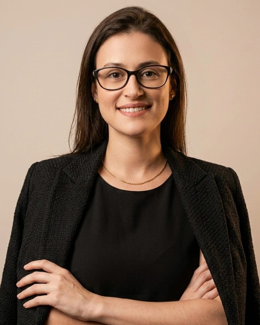 Eveline Luchese de blazer preto
